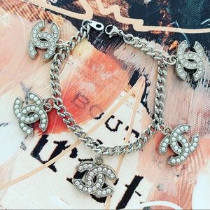 Reworked Designer Charm Bracelet